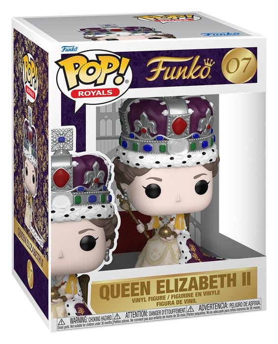 Koningin Elizabeth II POP! Premium vinylfiguur 100e - Koningin Elizabeth II (kroning) 9 cm