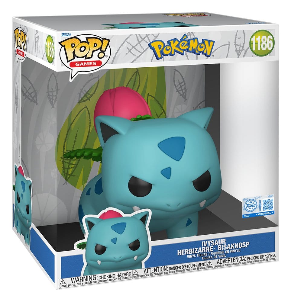 Pokémon Supergrote Jumbo POP! Vinylfiguur Ivysaur 25 cm