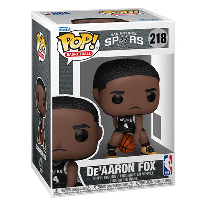 NBA-POP! Vinylbasketbalfiguur San Antonio Spurs: De'Aaron Fox (2025 Icon Edition Uniform) 9 cm