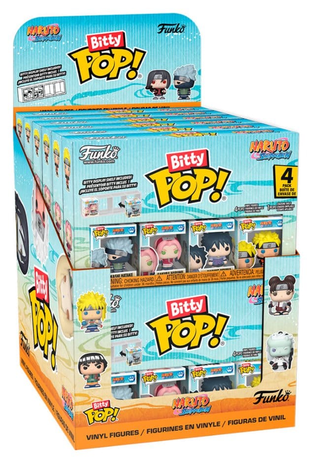 Naruto Bitty POP! Vinylfiguur, 4-pack, display (12) 2,5 cm
