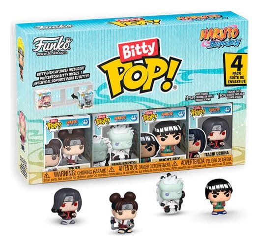 Naruto Bitty POP! Vinylfiguur, 4-pack, display (12) 2,5 cm