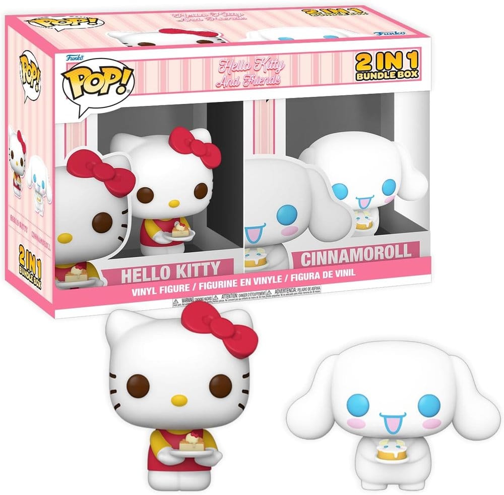 Hello Kitty exclusieve doos Cinnamoroll & Hello Kitty met gemonteerde taart