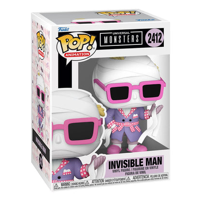 Universele Monsters POP! Animatie vinylfiguren Invisible Man with Chase 9 cm Assortiment (6)
