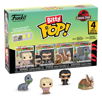 Jurassic Park Beetje POP! Vinylfiguur 4-Pack Triceratops 2,5 cm