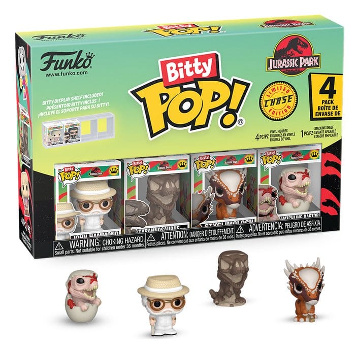 Jurassic Park Beetje POP! Vinylfiguur 4-pack Serie 2 2,5 cm
