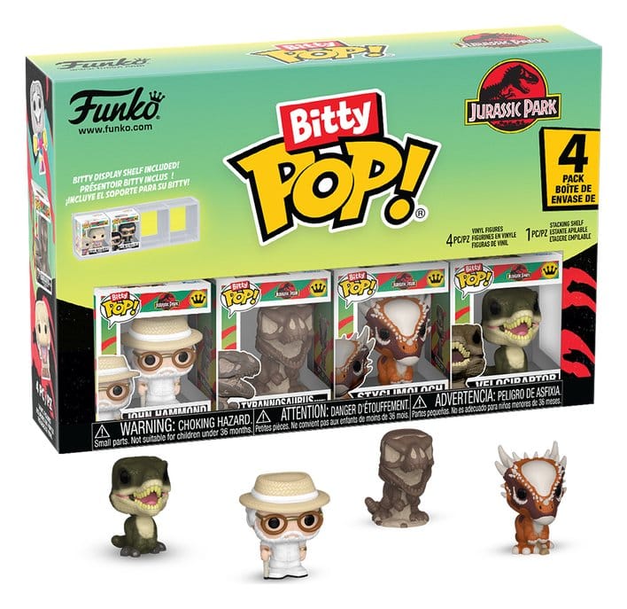 Jurassic Park Beetje POP! Vinylfiguur 4-pack Serie 2 2,5 cm
