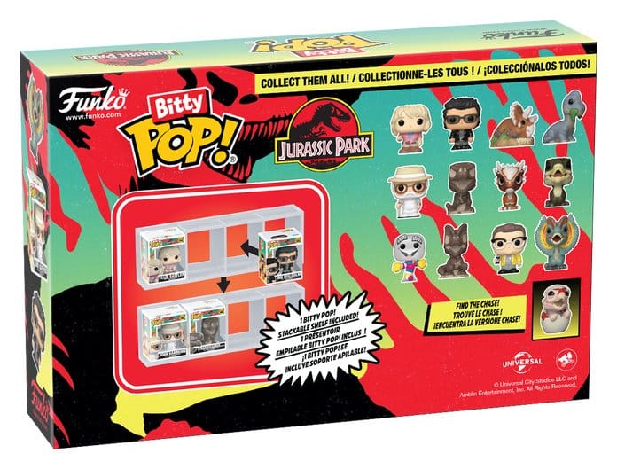 Jurassic Park Beetje POP! Vinylfiguur 4-pack Mr. DNA 2,5 cm