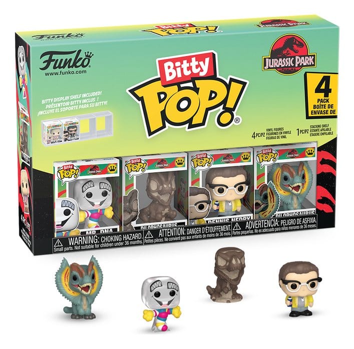 Jurassic Park Beetje POP! Vinylfiguur 4-pack Mr. DNA 2,5 cm