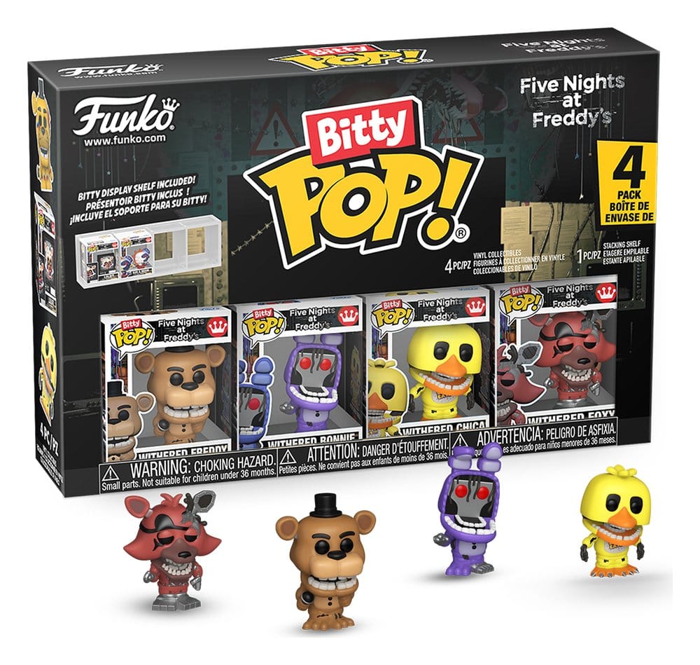 Vijf nachten bij Freddy's Bitty POP! Vinylfiguur 4-pack Serie 6 2,5 cm