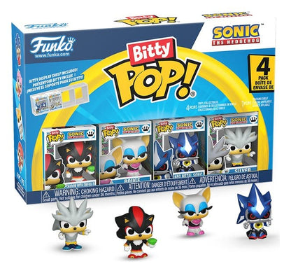 Sonic Bitty POP! Vinylfiguren 4-Pack Schaduw 2,5 cm