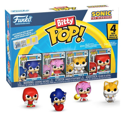 Sonic Bitty POP! Vinylfiguur 4-pack Sonic 2,5 cm