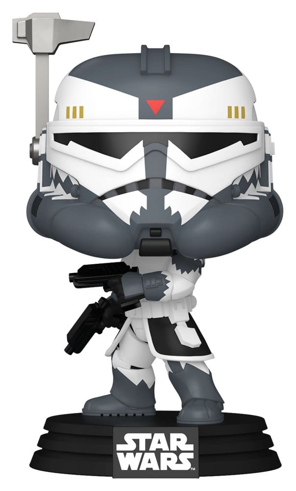 Star Wars-animatie POP! Vinylfiguur Comm Wolffe 9 cm
