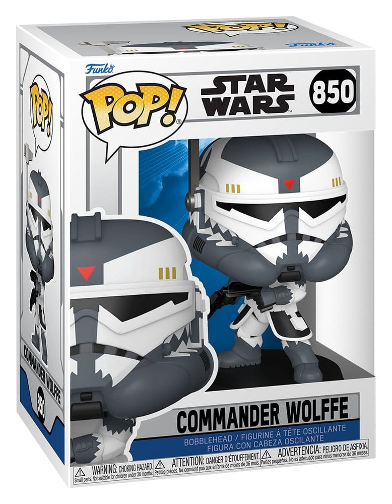 Star Wars-animatie POP! Vinylfiguur Comm Wolffe 9 cm
