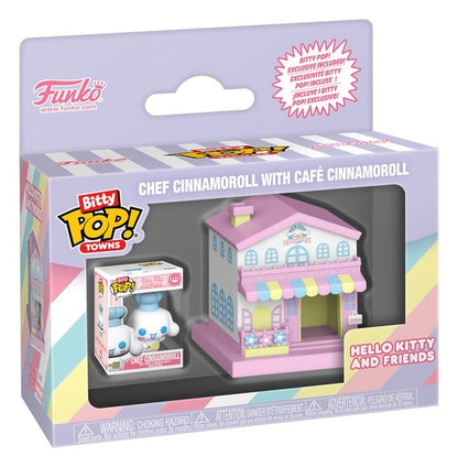 Sanrio Beetje POP! Town vinylfiguur Cafe Cinnamoroll met C