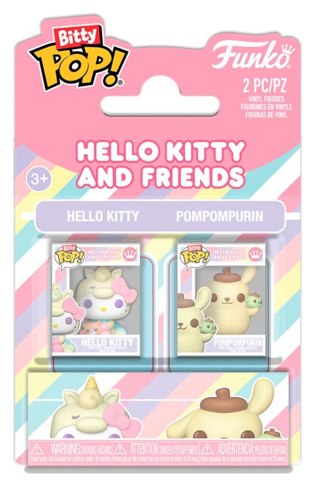 Sanrio Beetje POP! Vinylfiguren 2-Pack HK & Pompom 2 cm