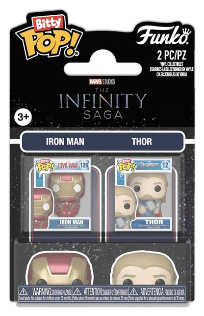Marvel IS Bitty POP! Vinylfiguren 2-pack IM & Thor 2 cm