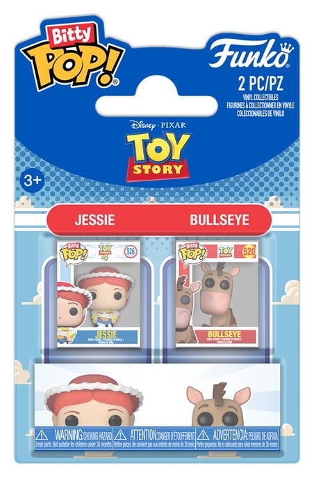 Toy Story Bitty POP! Vinylfiguren 2-pack Jessie & Bullseye 2 cm