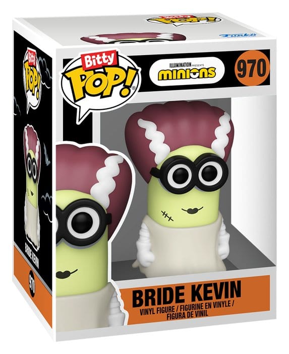 Minions Bitty POP! Vinylfiguren 2-pack Bruid Kevin & Eye, Matie 2 cm