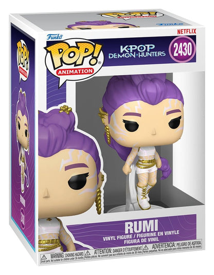 KPop Demonenjagers POP! Animatie vinylfiguren Rumi met Chase (Glow) 9 cm assortiment (6)
