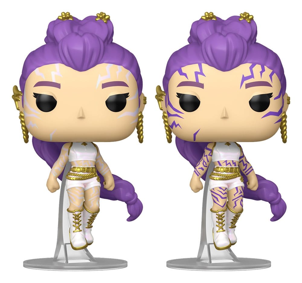 KPop Demonenjagers POP! Animatie vinylfiguren Rumi met Chase (Glow) 9 cm assortiment (6)
