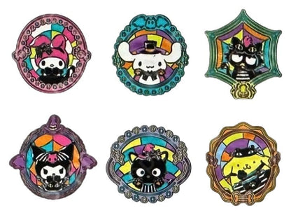 Sanrio door Loungefly Emaille Pins Blind Box Hello Kitty en Vrienden Halloween Glas-in-lood Display (12)