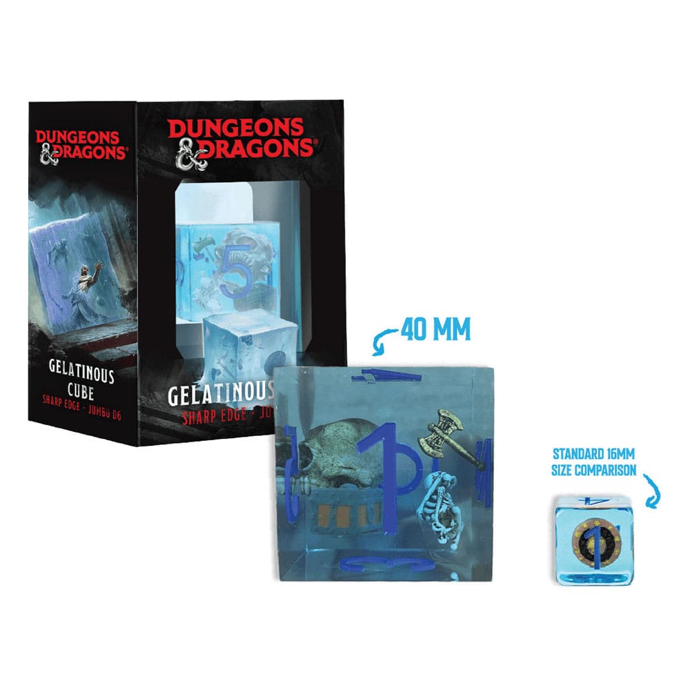 Dungeons & Dragons Jumbo Dobbelstenen Gelatineuze Kubus 4 cm