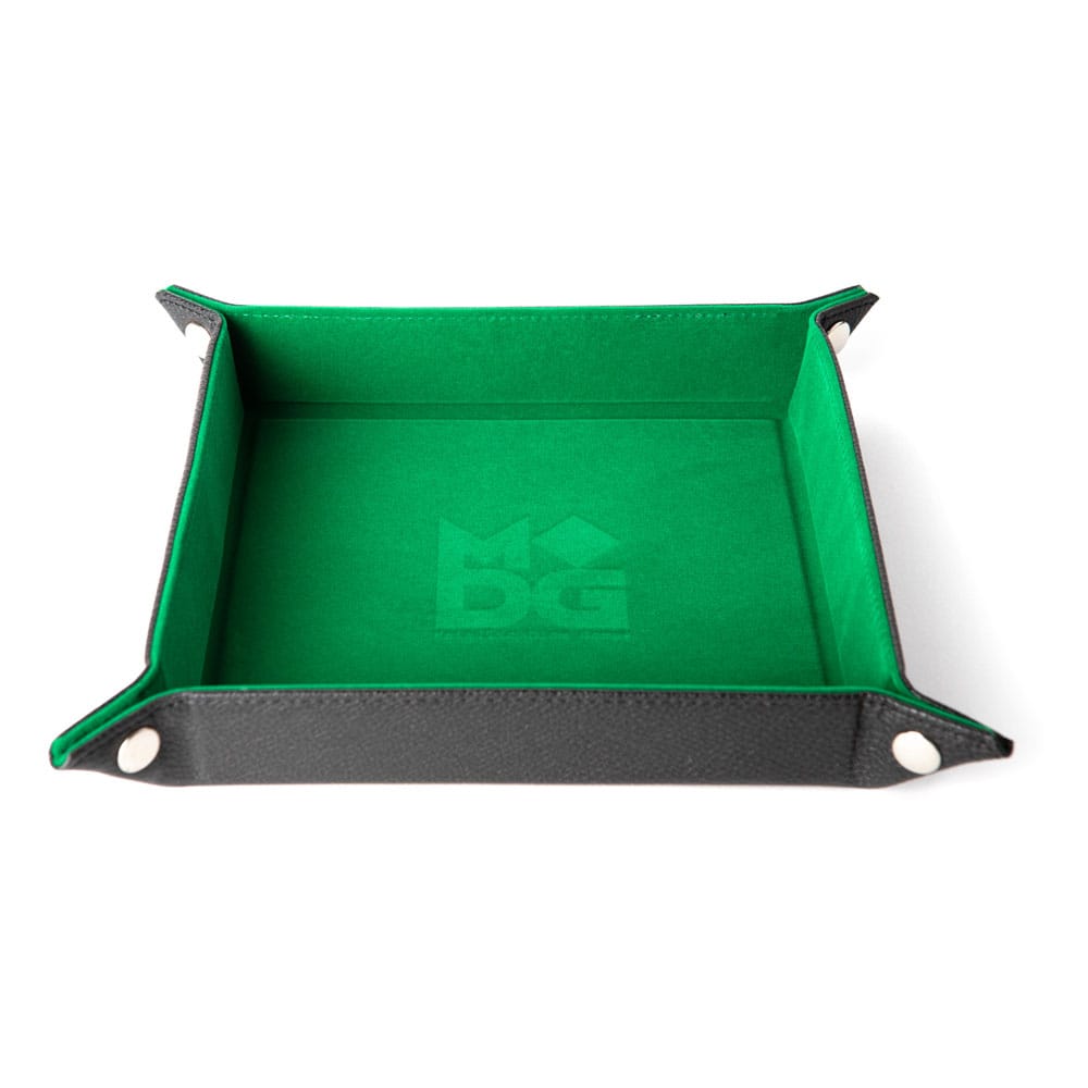 Fanroll vouwen dobbelstenen velvet groen