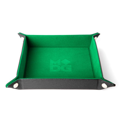 Fanroll vouwen dobbelstenen velvet groen