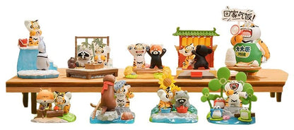 Alexander The Fat TigerBlind Box Minifiguren Kleine Tijger en zijn metgezellen Display (8)