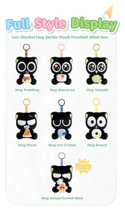 Luo Xiaohei minifiguren knuffel pluche hanger serie 10 cm display (6)