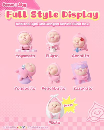 Kobitos Blind Box minifiguren Gym Challenges-serie 8 cm display (6)