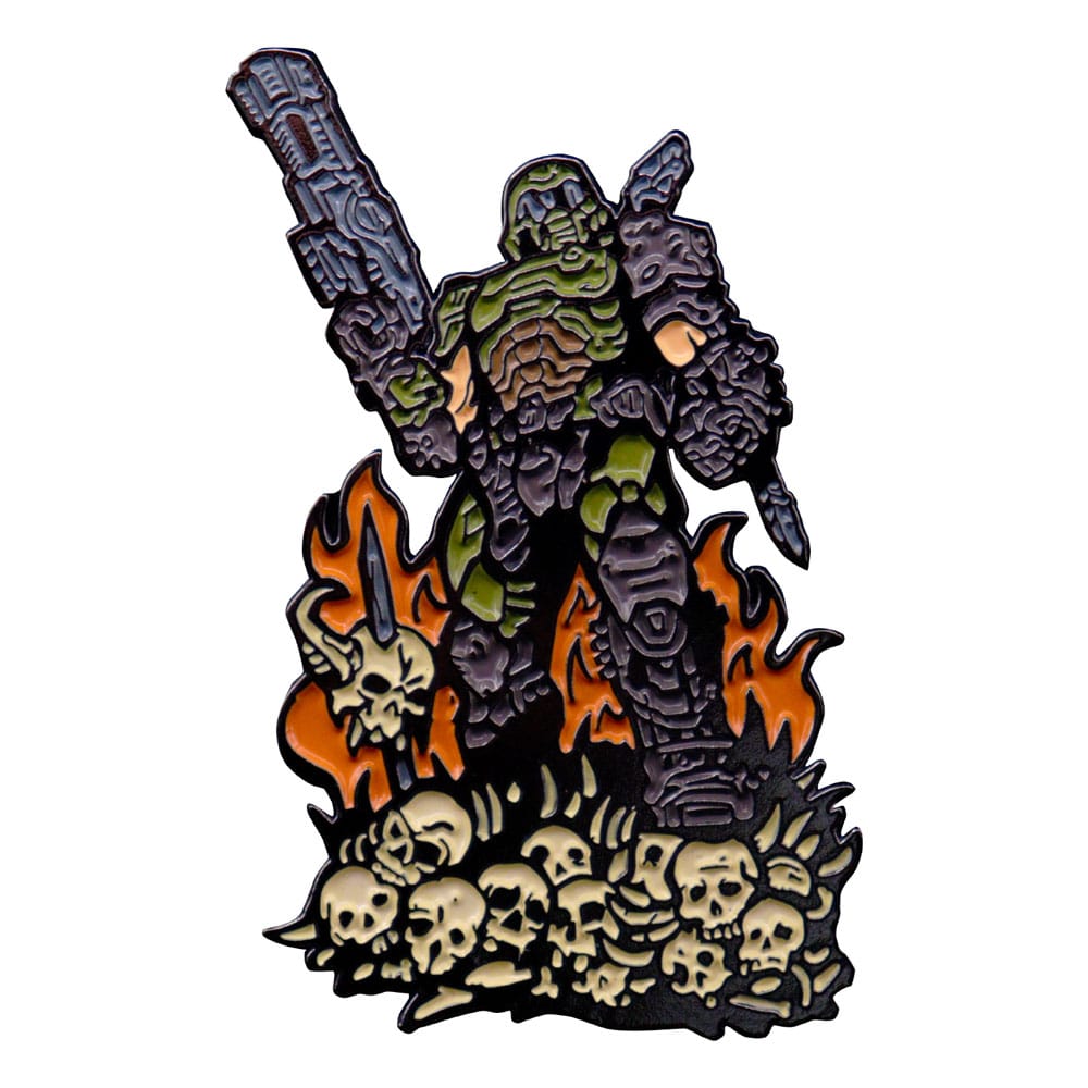 Doom eeuwige pin badge doom guy limited edition