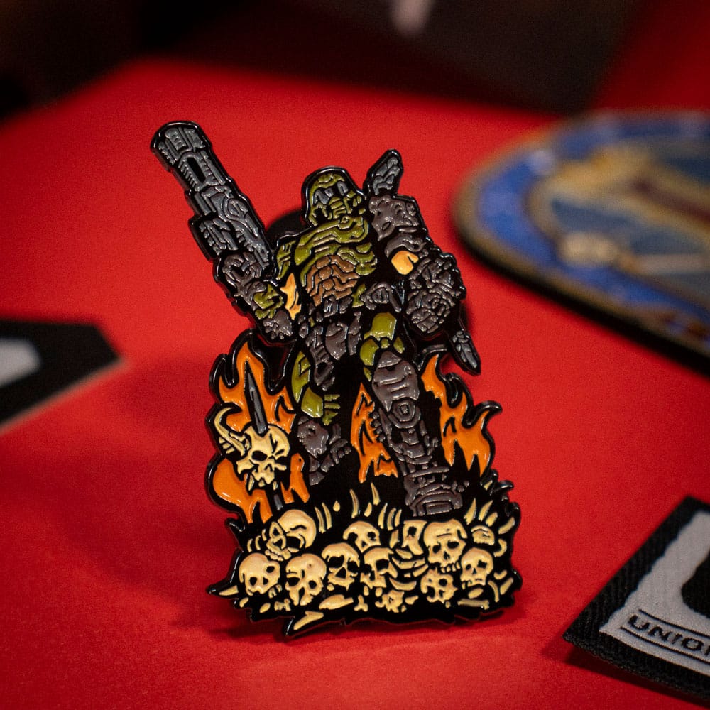 Doom eeuwige pin badge doom guy limited edition