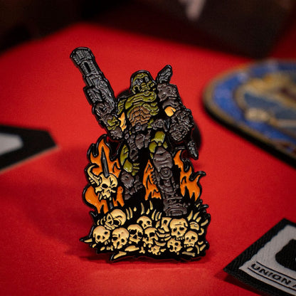 Doom eeuwige pin badge doom guy limited edition