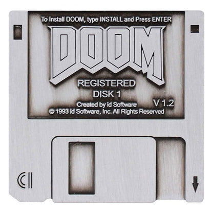 Doom pin badge floppy schijf limited edition