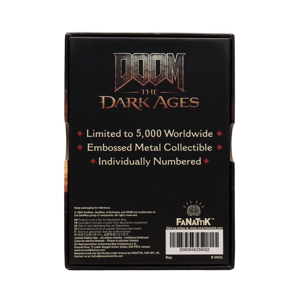 Doom: The Dark Ages Replica geheime sleutel Limited Edition