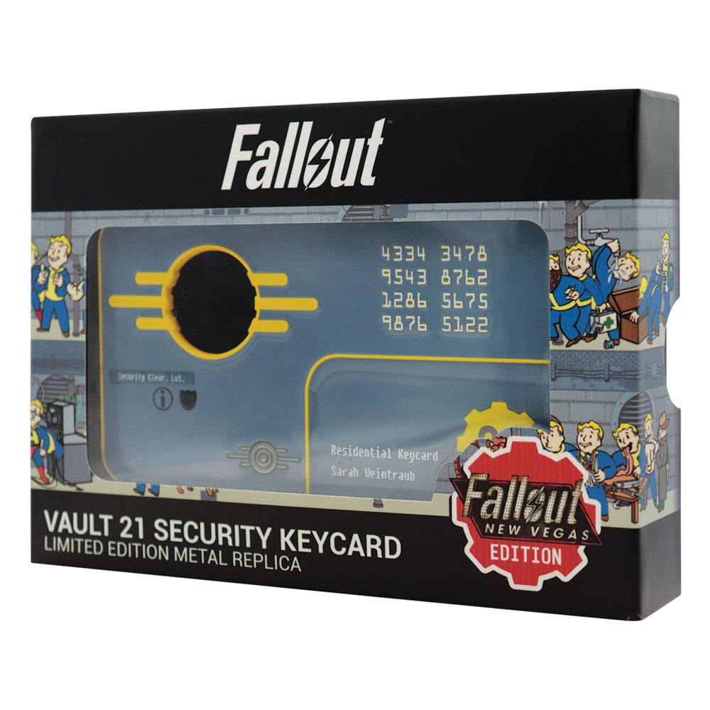 Fallout: New Vegas Replica Vault 21 Beveiligingssleutelkaart Limited Edition
