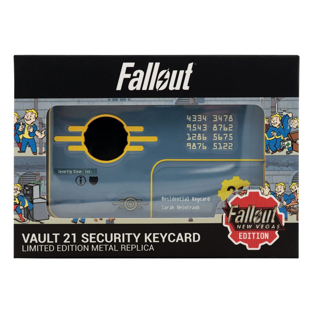 Fallout: New Vegas Replica Vault 21 Beveiligingssleutelkaart Limited Edition