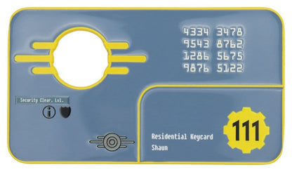 Fallout Replica Beveiliging Keycard Vault 111 Limited Edition 11 cm
