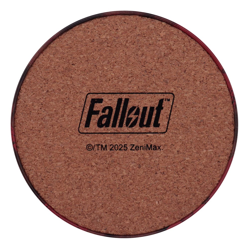 Fallout Coaster 4-pack metalen drankjes