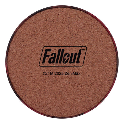 Fallout Coaster 4-pack metalen drankjes