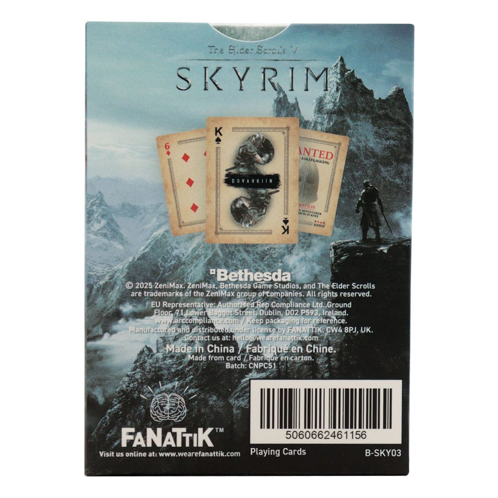 Elder Scrolls Skyrim speelkaarten display (12)