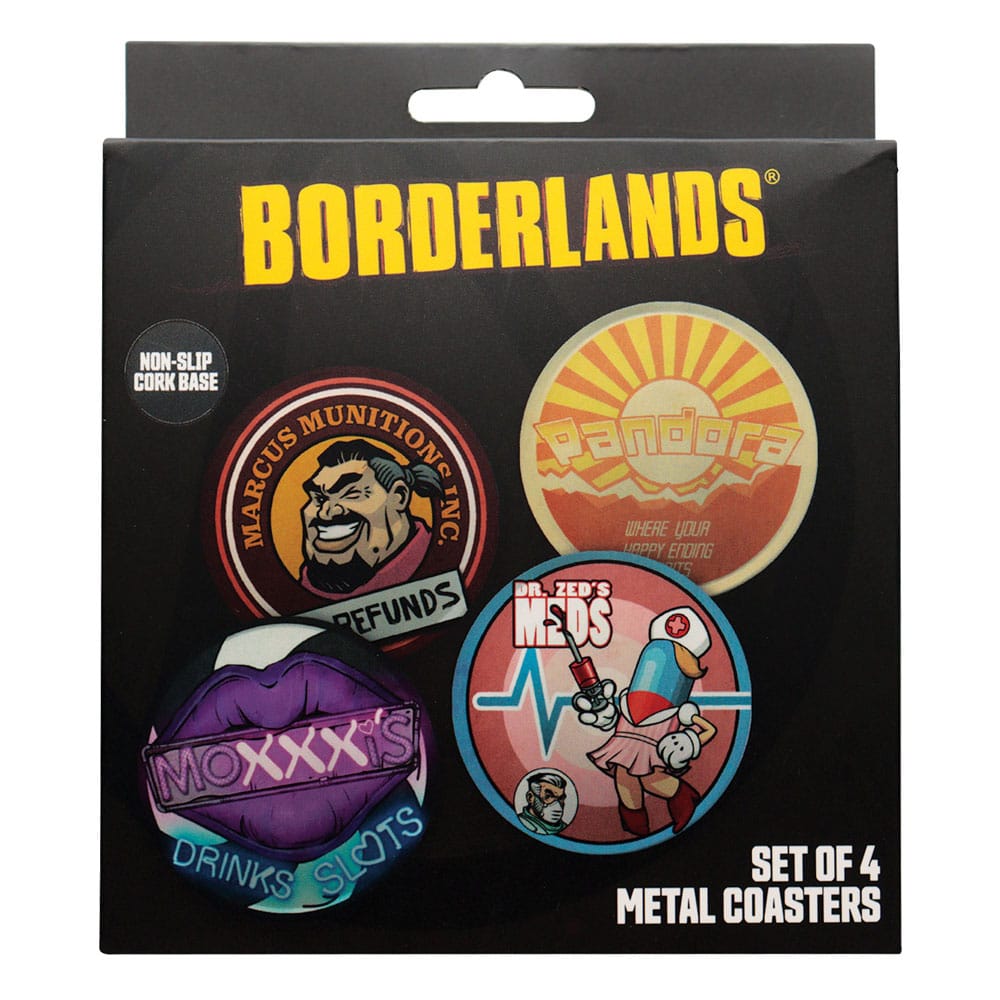 Borderlands-onderzetter, 4-pack