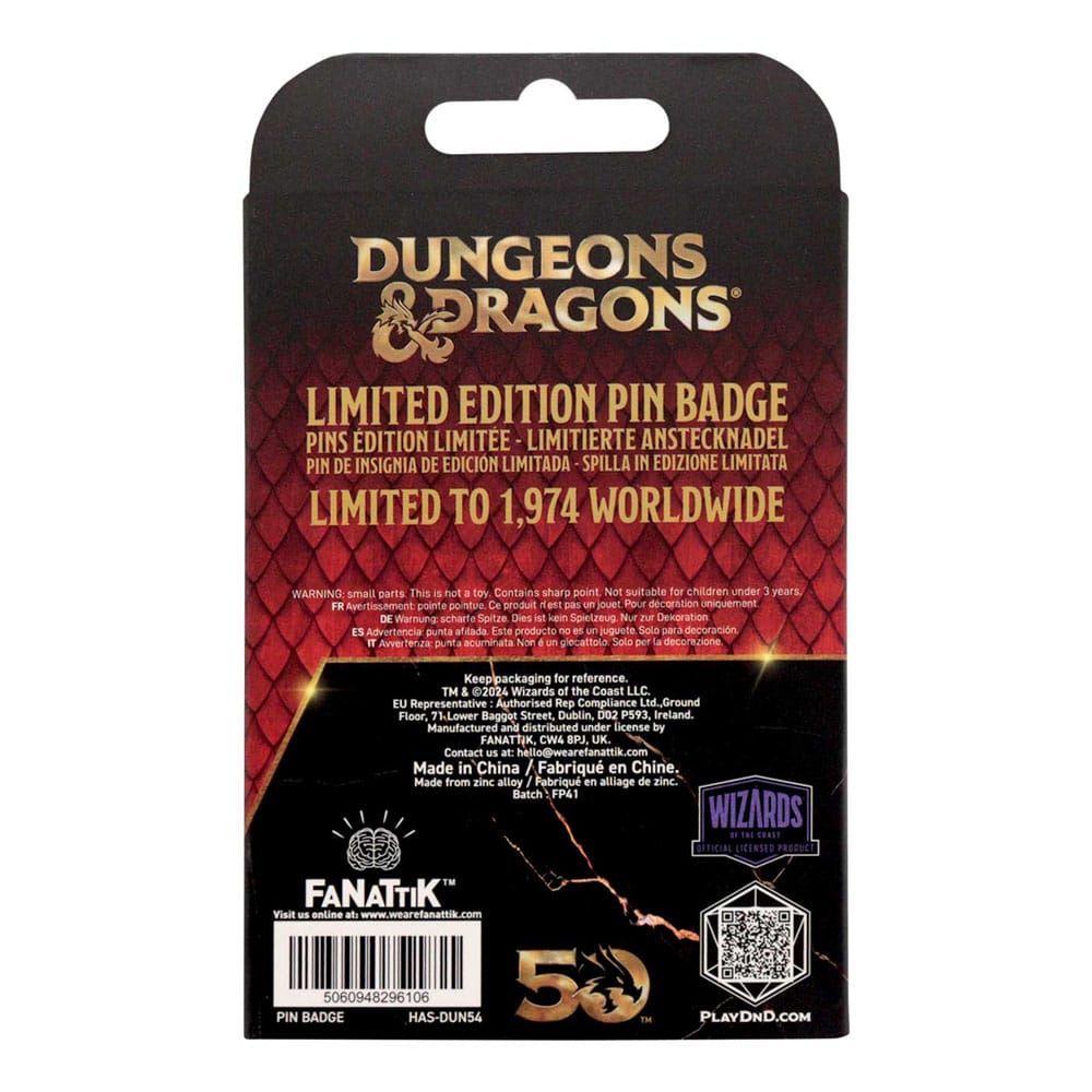 Dungeons & Dragons Pin Badge Alignment Spinner gekleurde limited edition