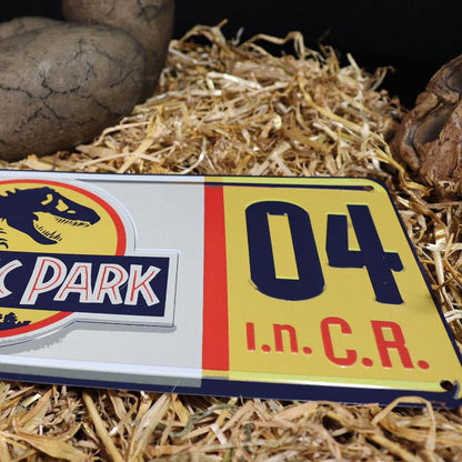 Jurassic Park Replica 1/1 Dennis Nedry -kentekenplaat