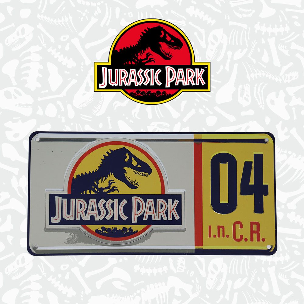 Jurassic Park Replica 1/1 Dennis Nedry -kentekenplaat