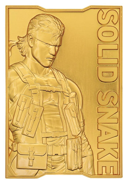 Metal Gear Solid 2 Ingot Snake 24-karaats vergulde beperkte editie
