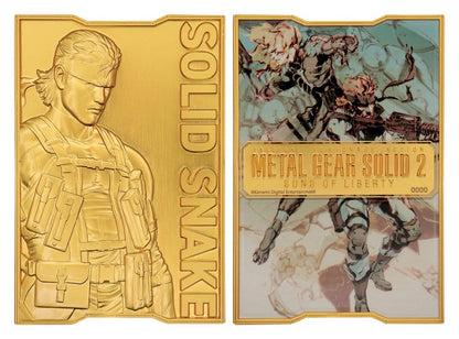 Metal Gear Solid 2 Ingot Snake 24-karaats vergulde beperkte editie