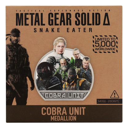 Metal Gear Solid Delta Medallion Cobra-eenheid Limited Edition