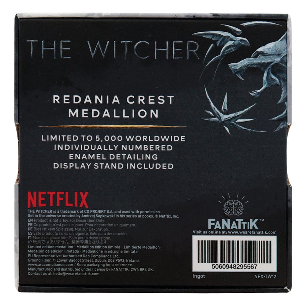 Het Witcher-medaillon Redania Crest Limited Edition